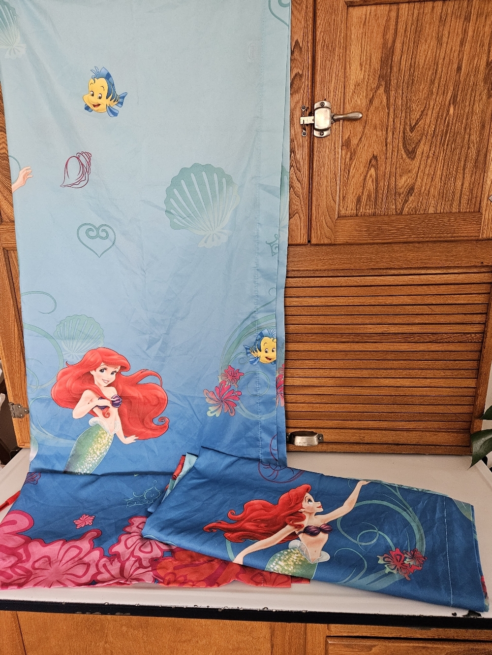 Ariel The Little Mermaid Disney Window Curtains